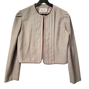 Vintage Malouf of Dallas Women’s Jacket Blazer Grey & Red